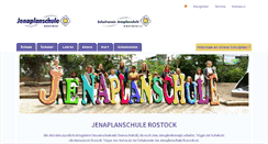 Desktop Screenshot of jenaplan-rostock.de