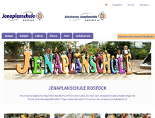 Tablet Screenshot of jenaplan-rostock.de